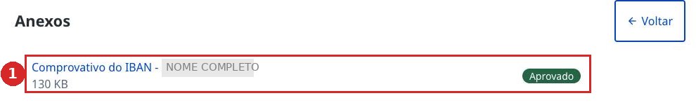 The green Aprovado tag is set by an operator by hand.