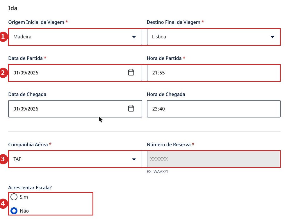 Segunda parte: el itinerario. Debajo hay un bloque idéntico, Volta.